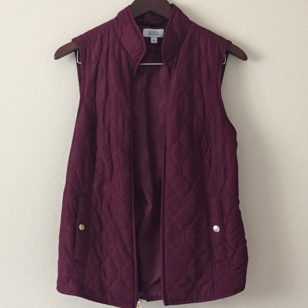 Croft and barrow quilted vest